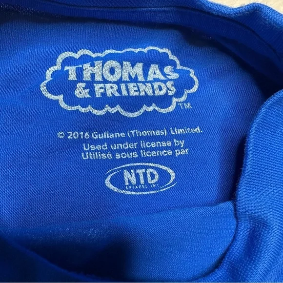 NTD T-Shirt Thomas & Friends Blue Size 4T - Picture 8 of 16